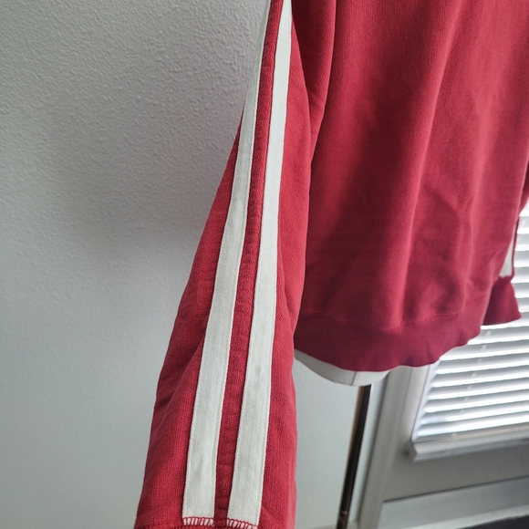 Banner 47 Texas Rangers Red Baseball Full Zip Sweater Size Large - Picture 5 of 7